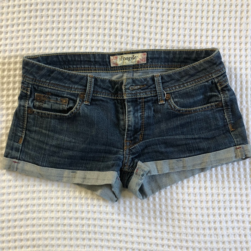 Dark short shorts size 5